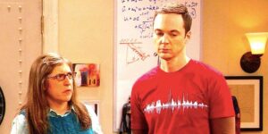 mayim bialik s amy looking concerned as sheldon looks upset in the big bang theory season 10