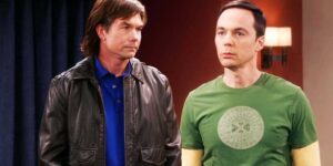 jerry o connell as georgie cooper and jim parsons as sheldon cooper in the big bang theory season 111829388162114828891