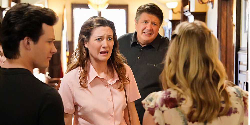 Georgie & Mandy’s First Marriage: New Images Reveal Mary’s Return & Clash With Audrey 3 Mary return to Georgie and Mandy First Marriage