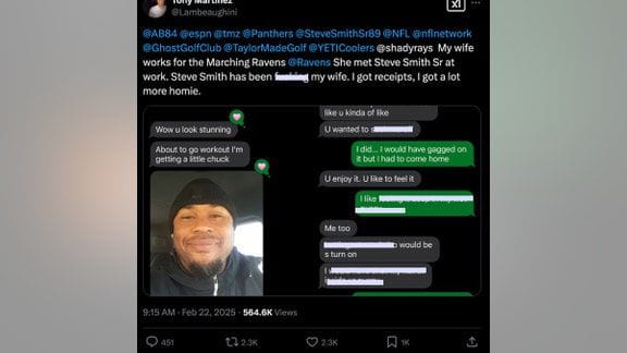 Steve Smith Sr. Accused Of Having Affair With Baltimore Ravens Employee 3 steve smith