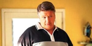 lance barber s george sr looking sad in a kitchen from young sheldon1642545569474902862