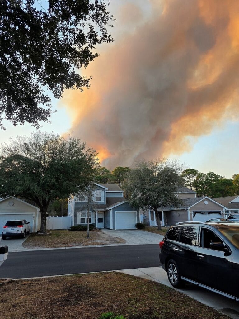 Carolina Forest Wildfire Forces Evacuations Across Several Neighborhoods 3 Carolina Forest wildfire