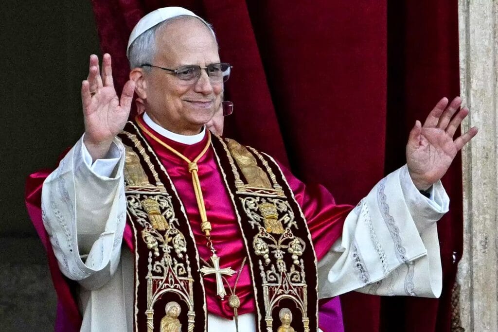 President Trump Reacts to Catholic Church Naming First American Pope in History 3 President Donald Trump congratulates Pope Leo XIV, the first American pope, following his historic election by the Catholic Church in May 2025.
