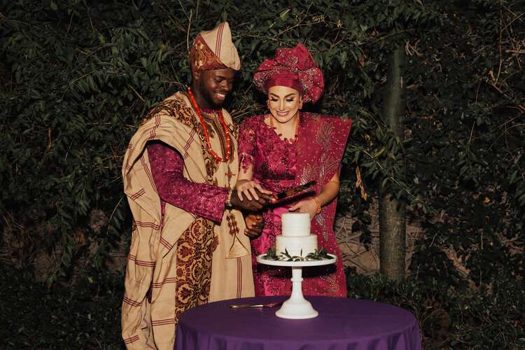 Nigerian traditional wedding attire 